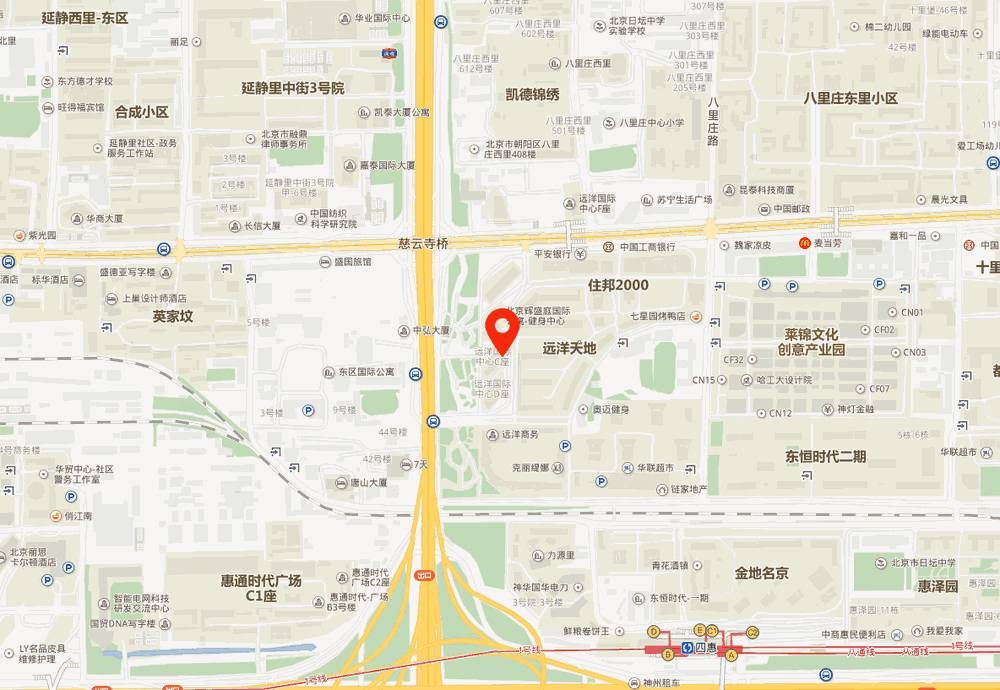远洋国际中心位置地图